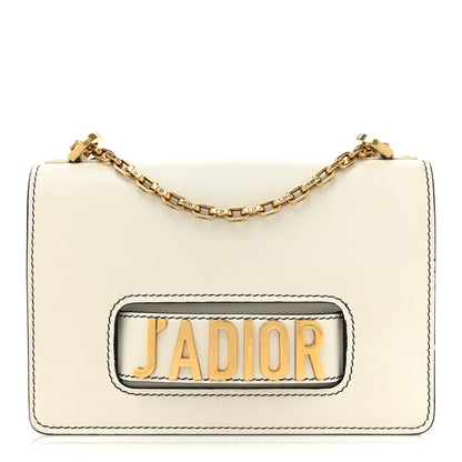 Christian Dior Calfskin J'Adior Chain Flap Bag Off White 1 of 14