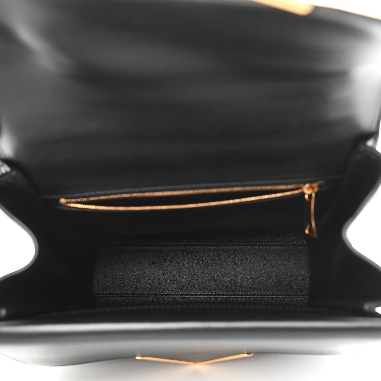 Bottega Veneta Box Calfskin Nappa Clip Bag Black 5 of 9