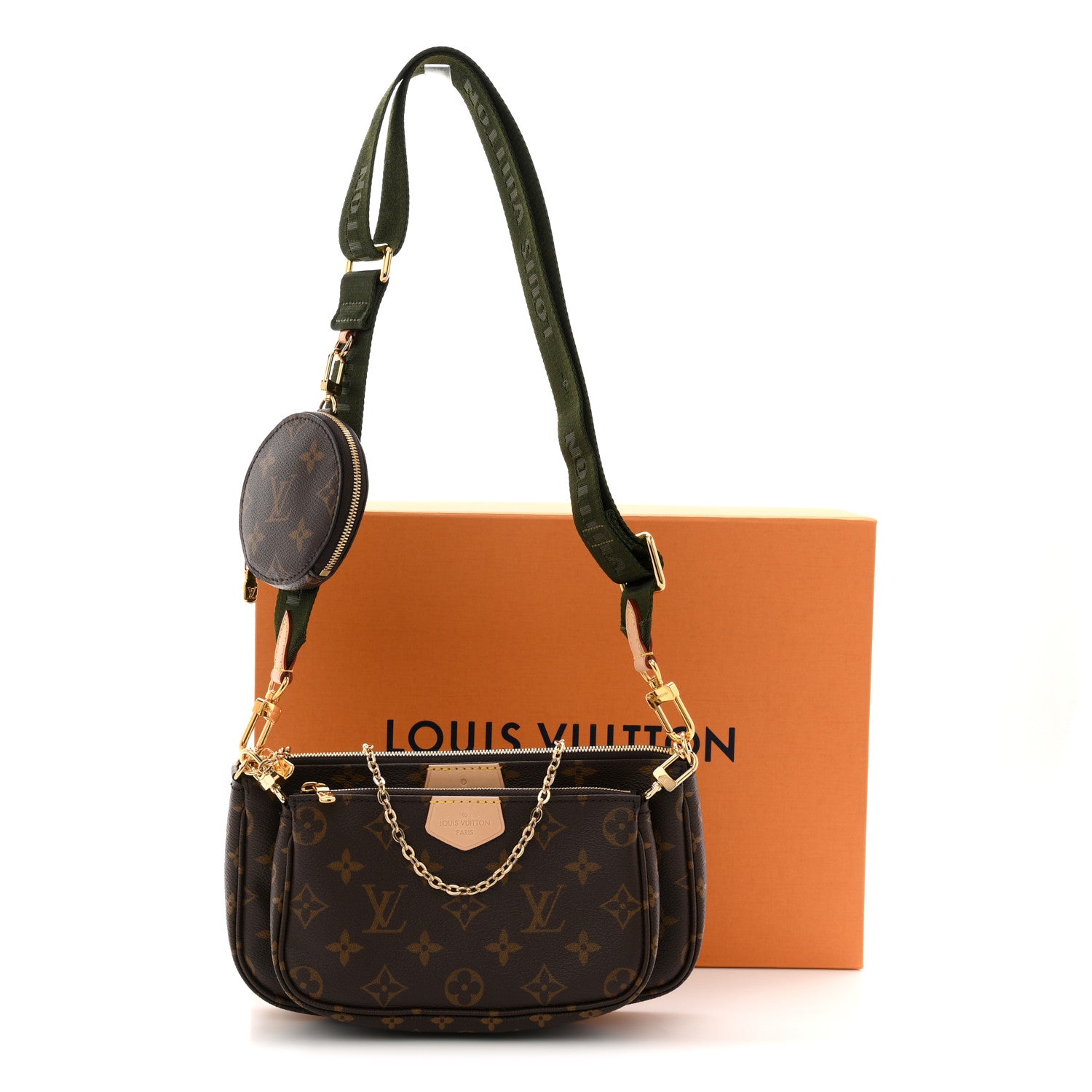 Louis Vuitton Monogram Multi Pochette Accessories Kaki 11 of 11