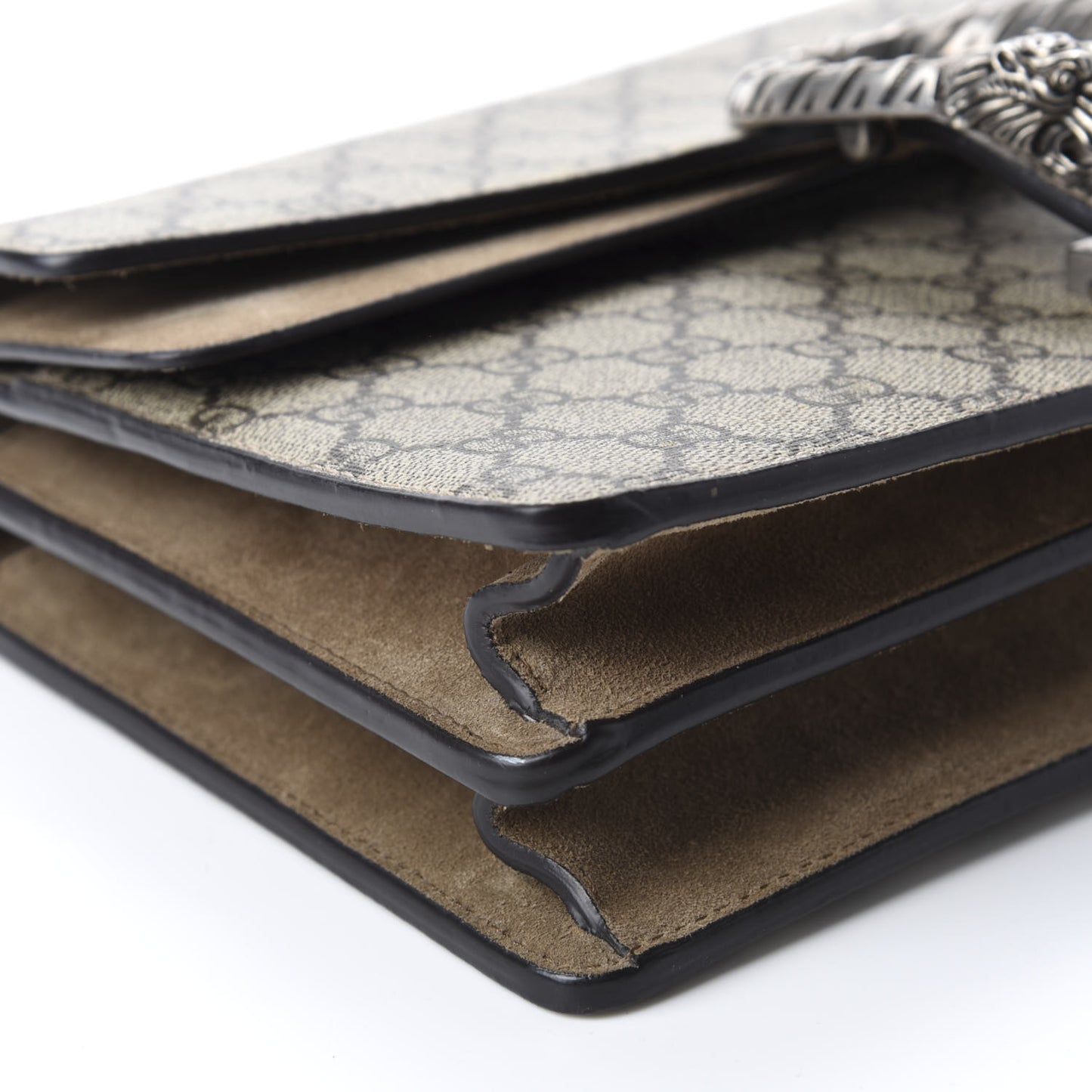 GG Supreme Monogram Small Dionysus Shoulder Bag Taupe