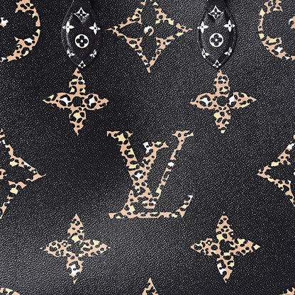 Louis Vuitton Monogram Giant Jungle Onthego GM Black 11 of 12