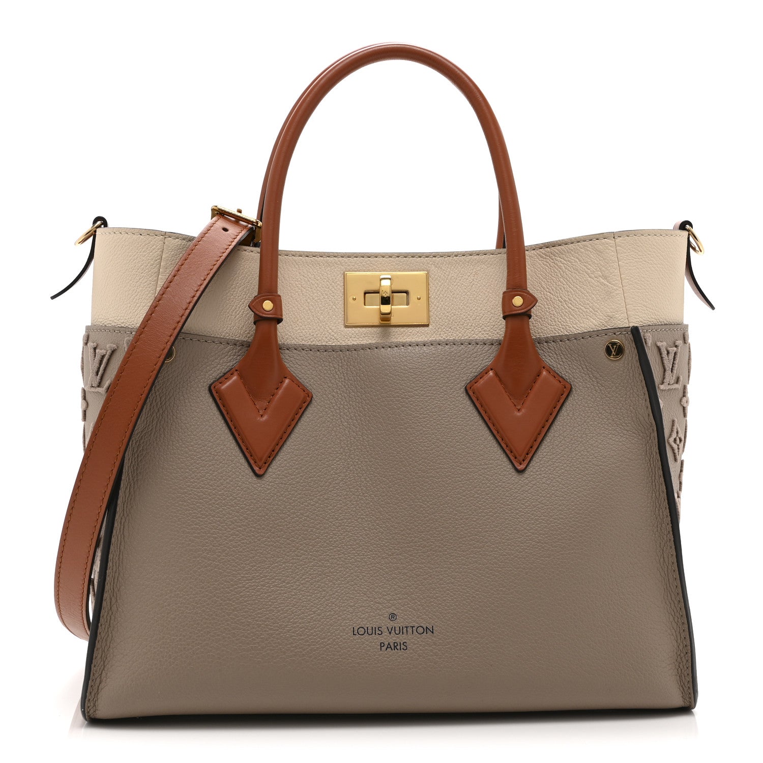 Louis Vuitton Calfskin Monogram Tufting On My Side Galet 1 of 9