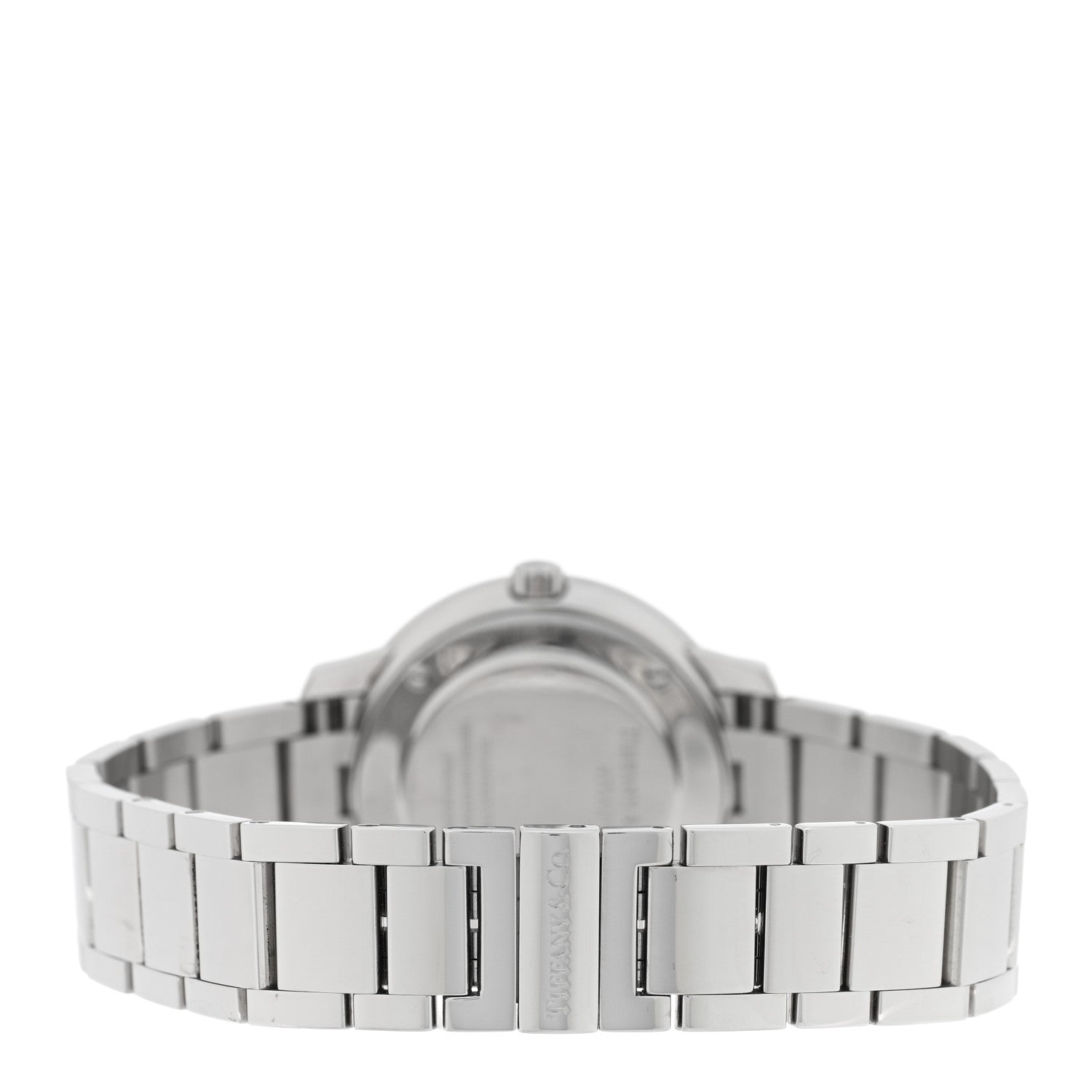Tiffany Stainless Steel Diamond Bezel 31mm Atlas 2-Hand Quartz Watch 3 of 5