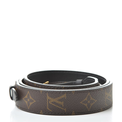 Louis Vuitton Monogram Bandouliere Shoulder Strap XL Black 2 of 5
