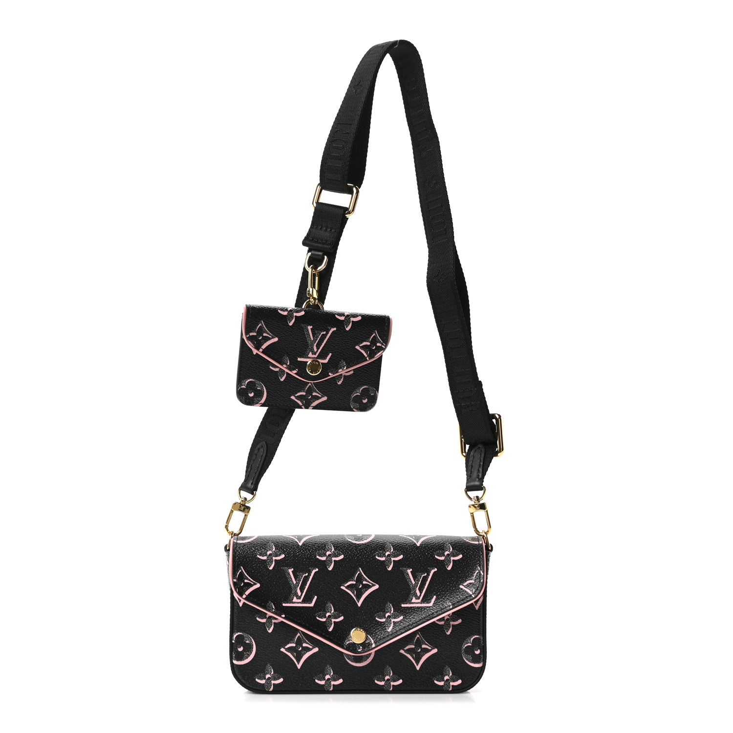 Louis Vuitton Monogram Fall For You Felicie Strap & Go Black 1 of 9