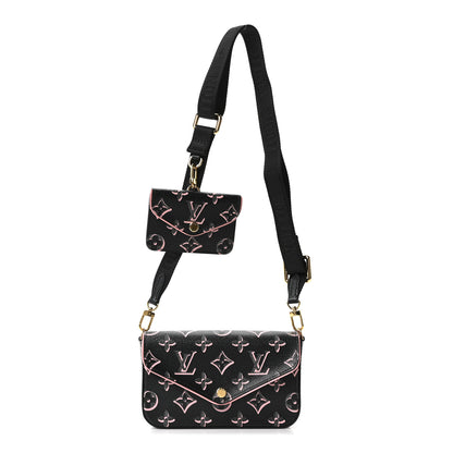 Louis Vuitton Monogram Fall For You Felicie Strap & Go Black 1 of 9