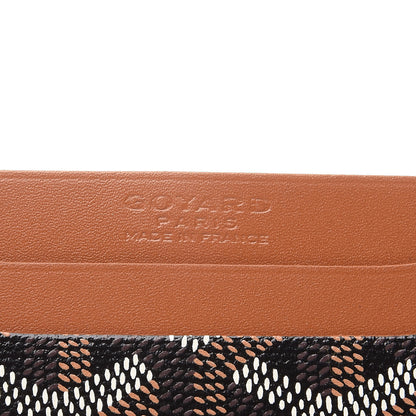 Goyard Goyardine Saint Sulpice Card Holder Black Gold 6 of 8