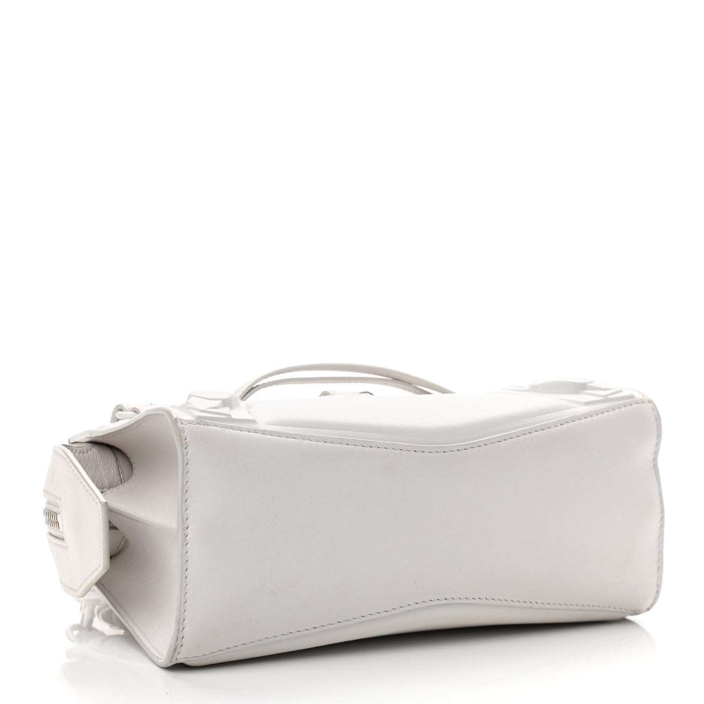 Cake Calfskin Tonal Hardware Mini Neo Classic City White