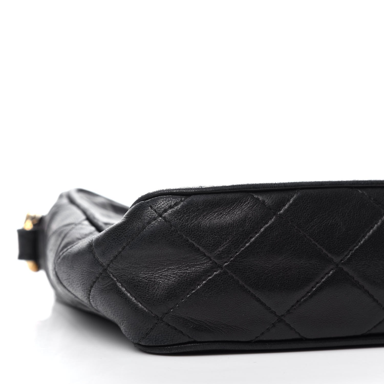 Chanel Lambskin Quilted CC Tassel Camera Case Black 9 of 11