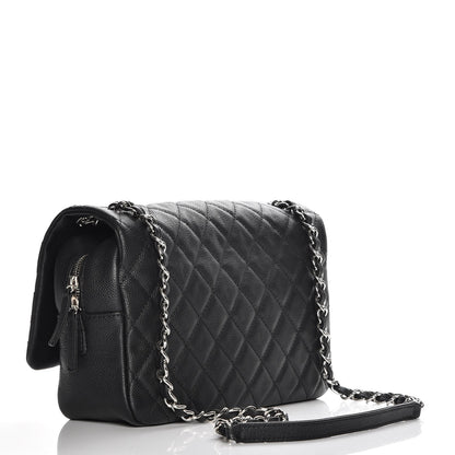 Chanel Caviar Quilted Jumbo Easy Flap Black 4 of 8