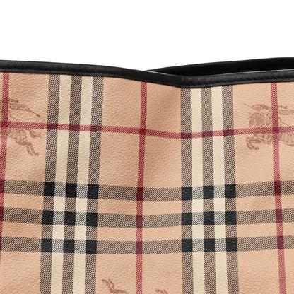 Burberry Haymarket Check Large Canterbury Tote Chocolate 11 of 16