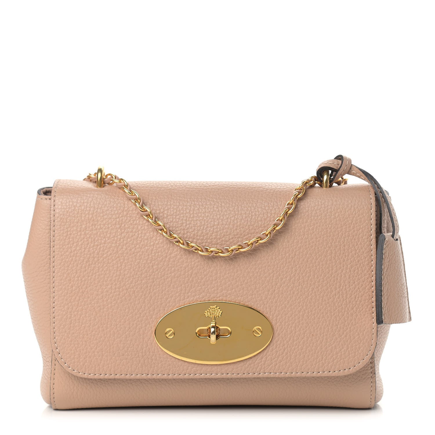Mulberry Small Classic Grain Calfskin Small Lily Flap Light Salmon 1 of 13