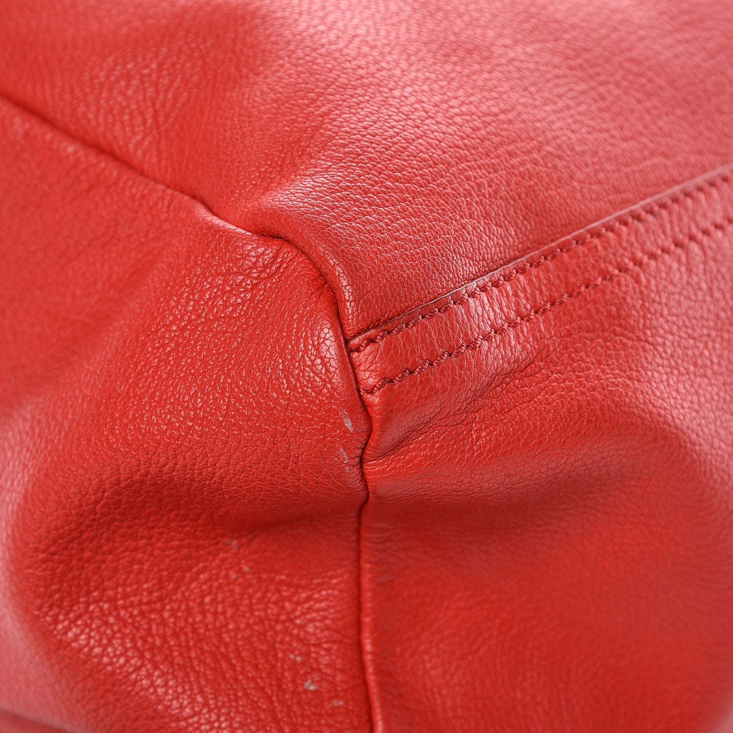 Sugar Goatskin Small Pandora Medium Red