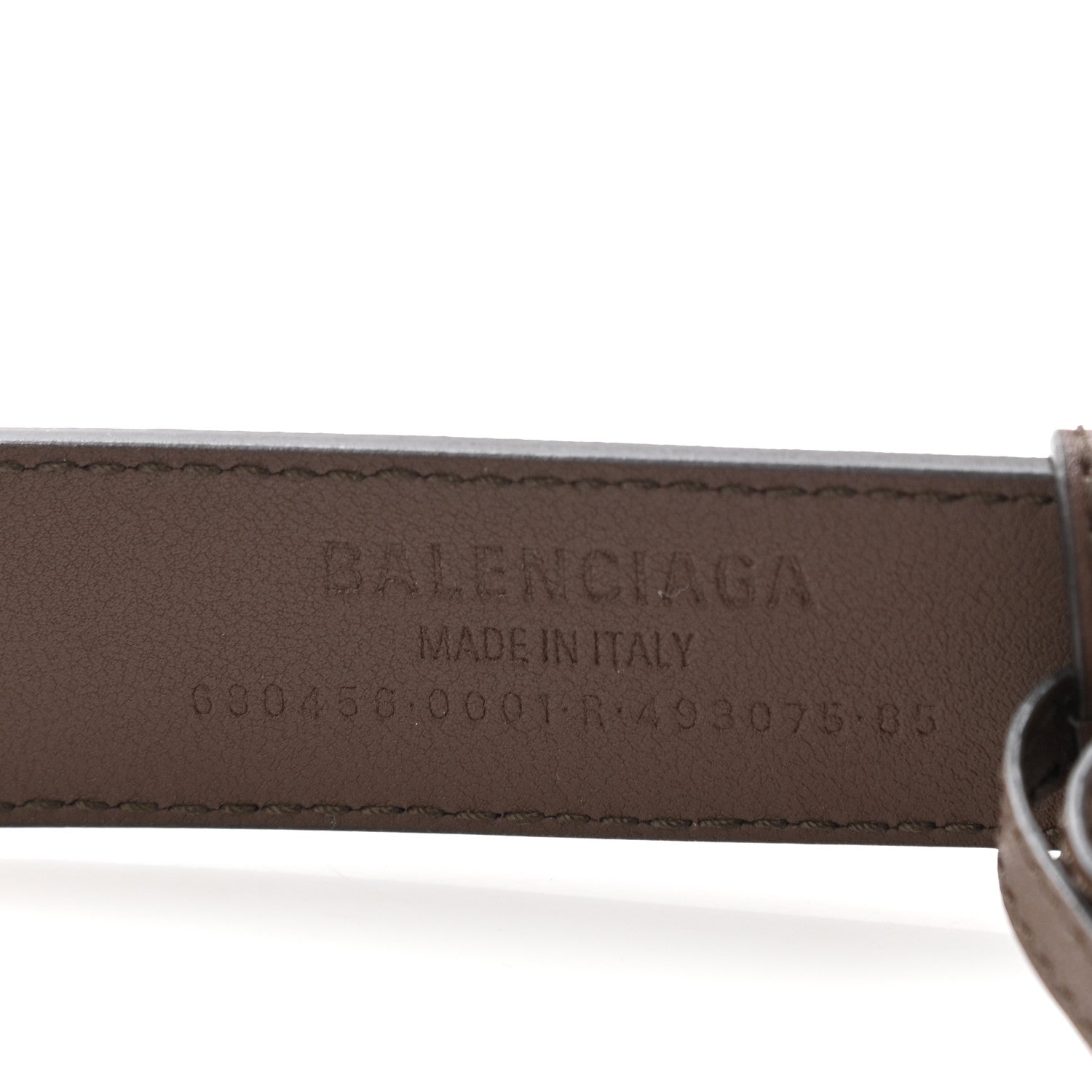 Gucci X BALENCIAGA BB Supreme Monogram Belt 85 34 Beige Ebony 4 of 5