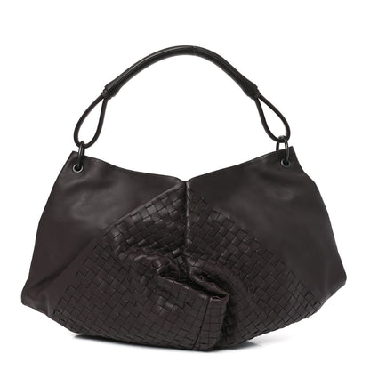 Bottega Veneta Intrecciato Nappa Aquilone Fortune Cookie Hobo Ebano 1 of 12