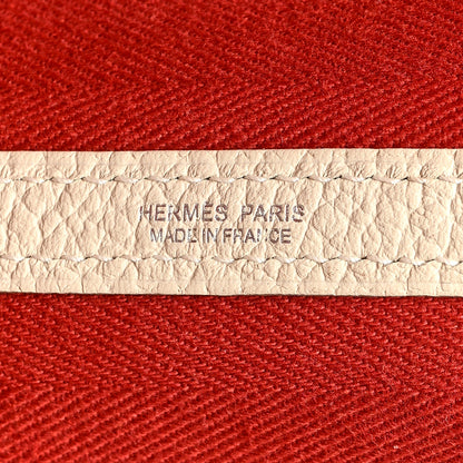 Hermes Grand Chevron Weave Negonda Garden Party 36 MM Rouge 6 of 11