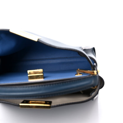 Fendi Vitello Tahiti Nappa Medium Peekaboo Iconic Essentially Satchel Notturno Grigio Polvere Nebula 6 of 13