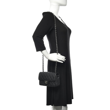 Chanel Caviar Quilted Mini Rectangular Flap Black 2 of 10