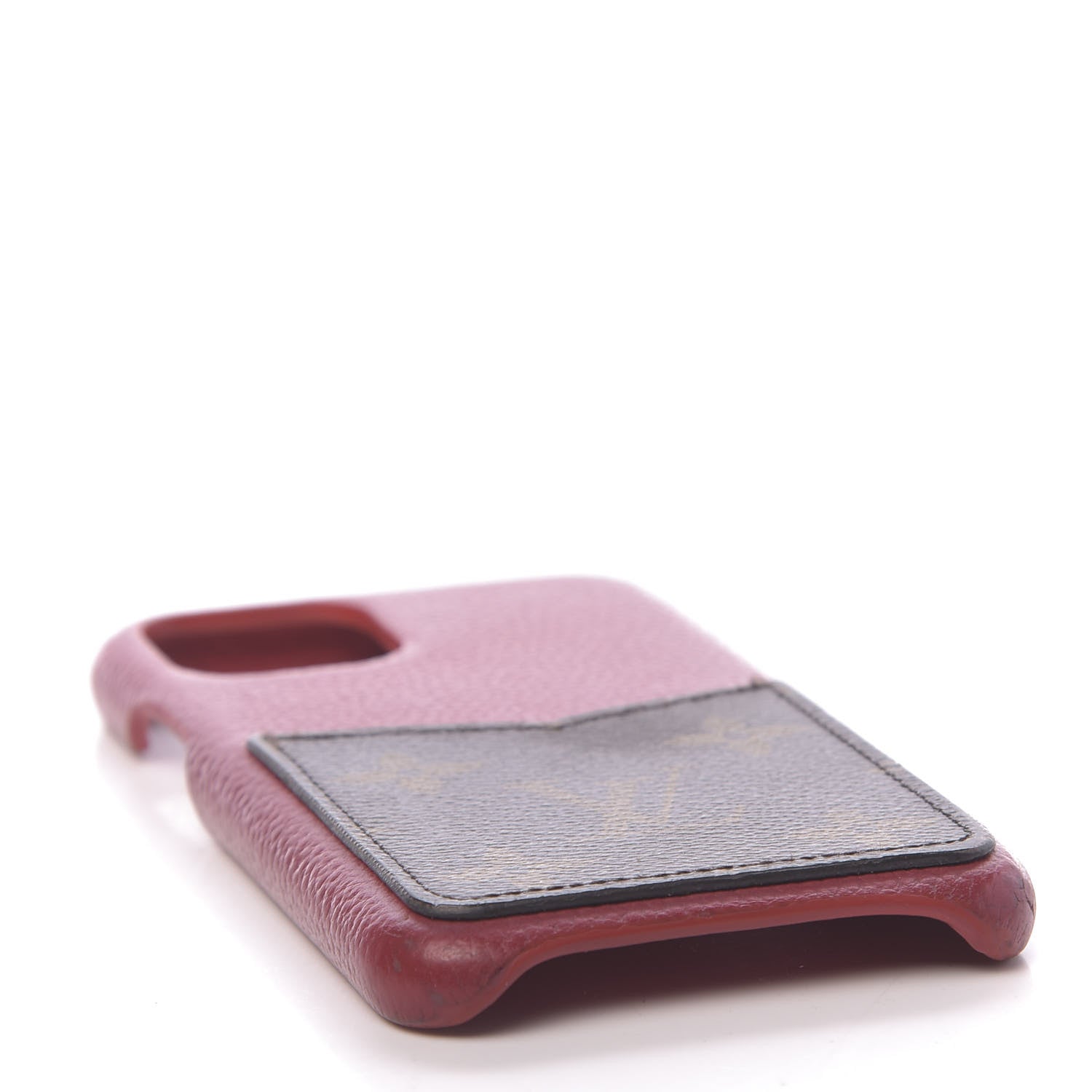 Louis Vuitton Calfskin Monogram iPhone 11 Pro Bumper Scarlet 4 of 10