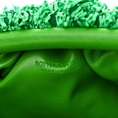 Bottega Veneta Bouclé Curly Raffia The Mini Pouch Parakeet 6 of 10