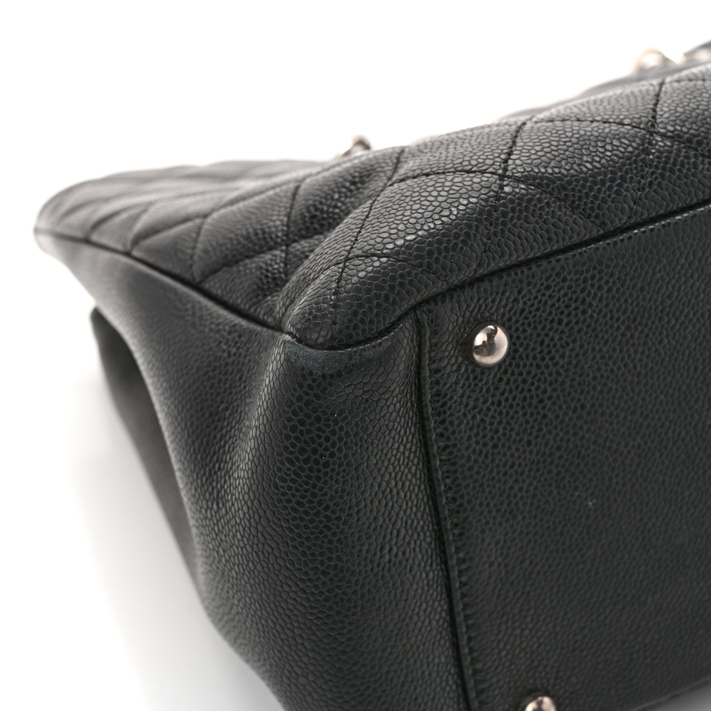 Caviar Quilted XL Grand Shopping Tote GST Black