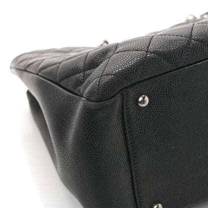 Chanel Caviar Quilted XL Grand Shopping Tote GST Black 12 of 16