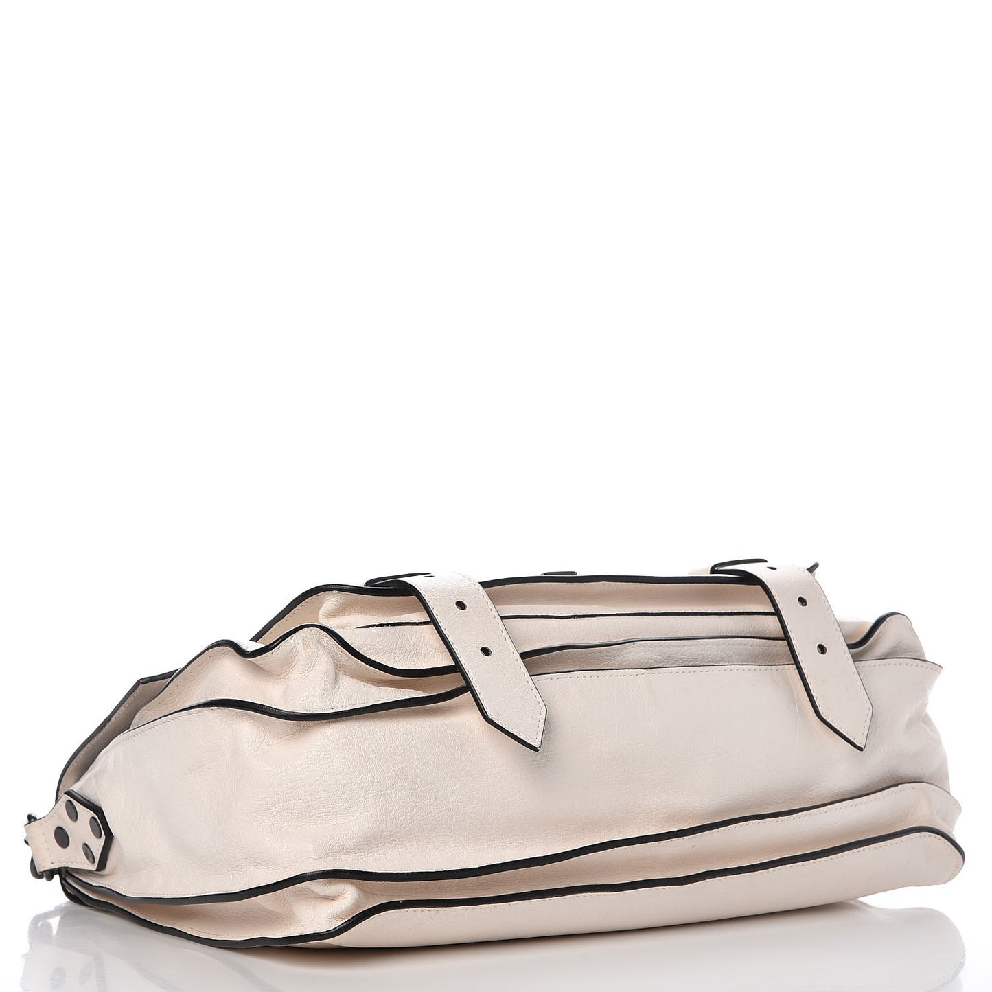Buffalo Stud Medium PS1 Satchel White