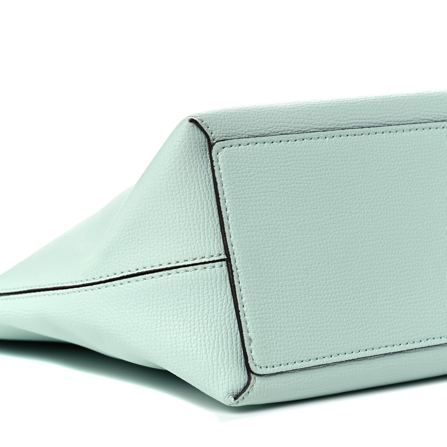 Calfskin Haymarket Check Medium Reversible Tote Pale Opal