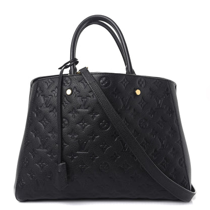 Louis Vuitton Empreinte Montaigne GM Black 1 of 9