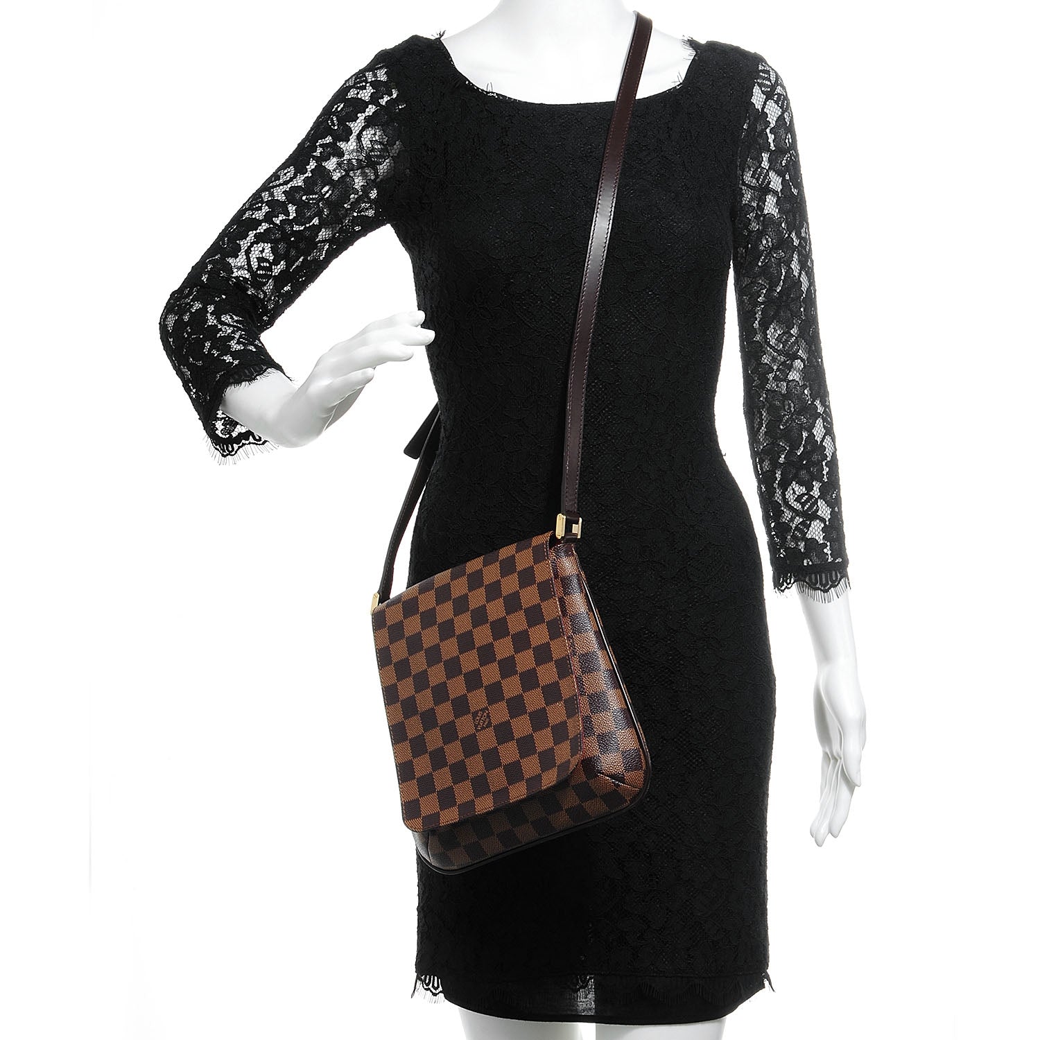 Louis Vuitton Damier Ebene Musette Salsa Long Strap 9 of 15
