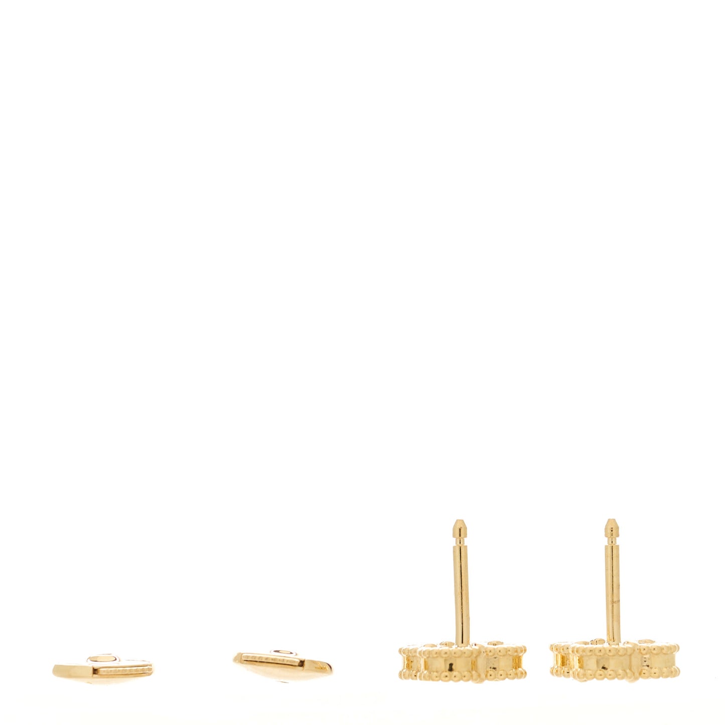 18K Yellow Gold Mother of Pearl Sweet Alhambra Earrings
