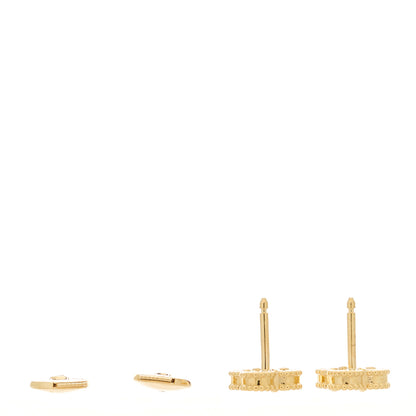 Van Cleef & Arpels 18K Yellow Gold Mother of Pearl Sweet Alhambra Earrings 3 of 6