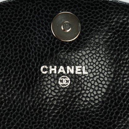 Chanel Caviar Half Moon Wallet On Chain WOC Black 8 of 8