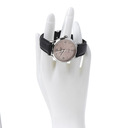 Tiffany Stainless Steel Calfskin Diamond 34mm CT60 3-Hand Automatic Watch Pink 2 of 6
