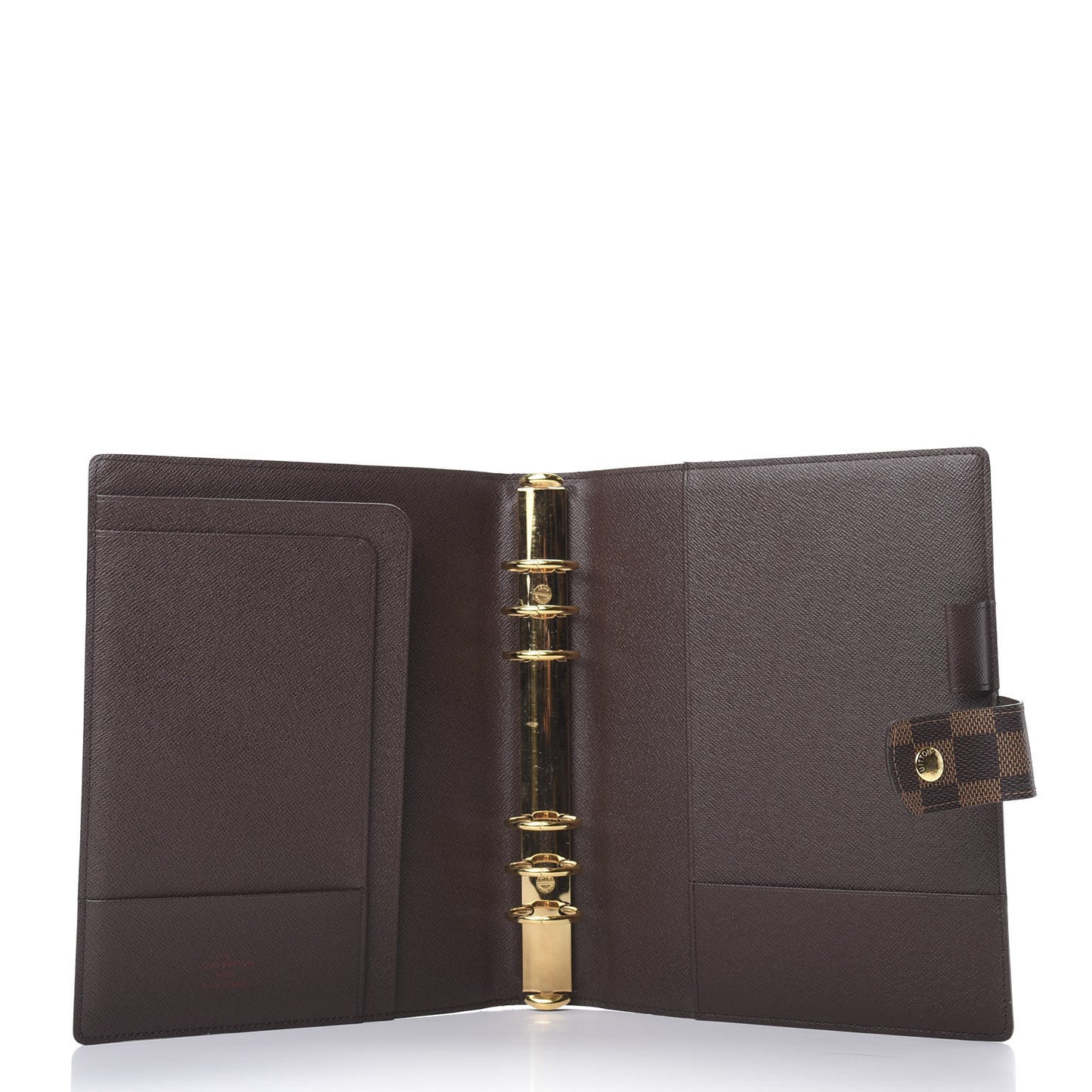 Damier Ebene Large Ring Agenda Cover
