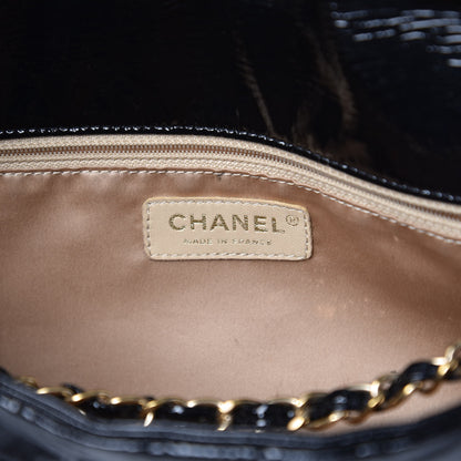 Chanel Vinyl Medium Rock and Chain Flap Black 6 of 13