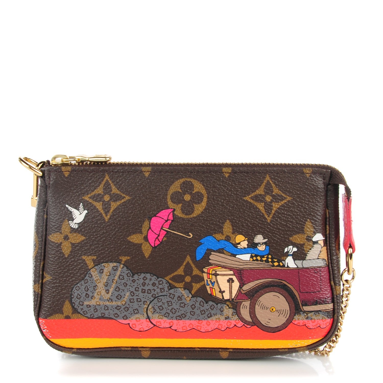 Louis Vuitton Monogram 2015 Christmas Animation Mini Pochette Accessories 1 of 7