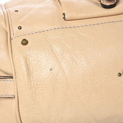 Chloe Leather Paddington Front Pocket Tote Beige 15 of 17