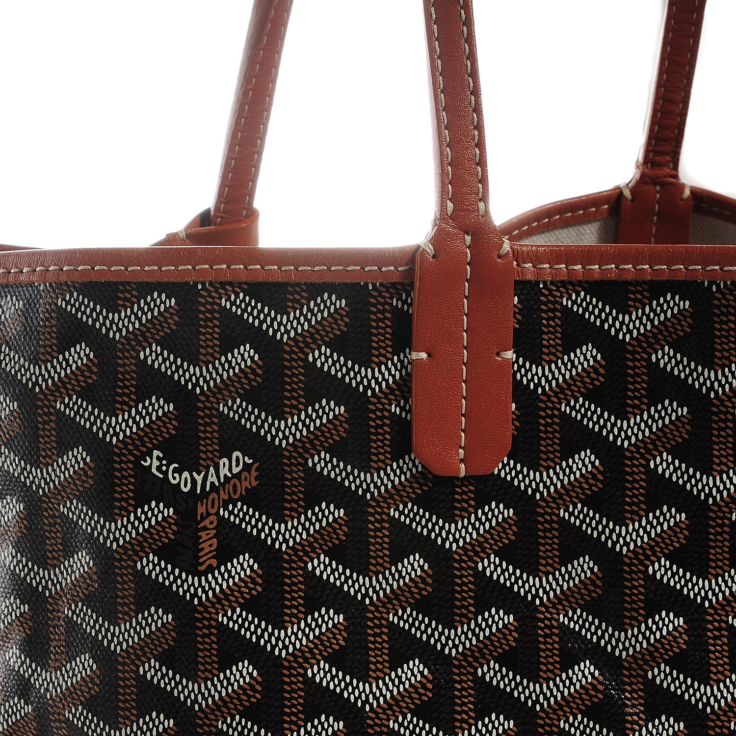 Goyard Goyardine Saint Louis PM Black Gold 9 of 9