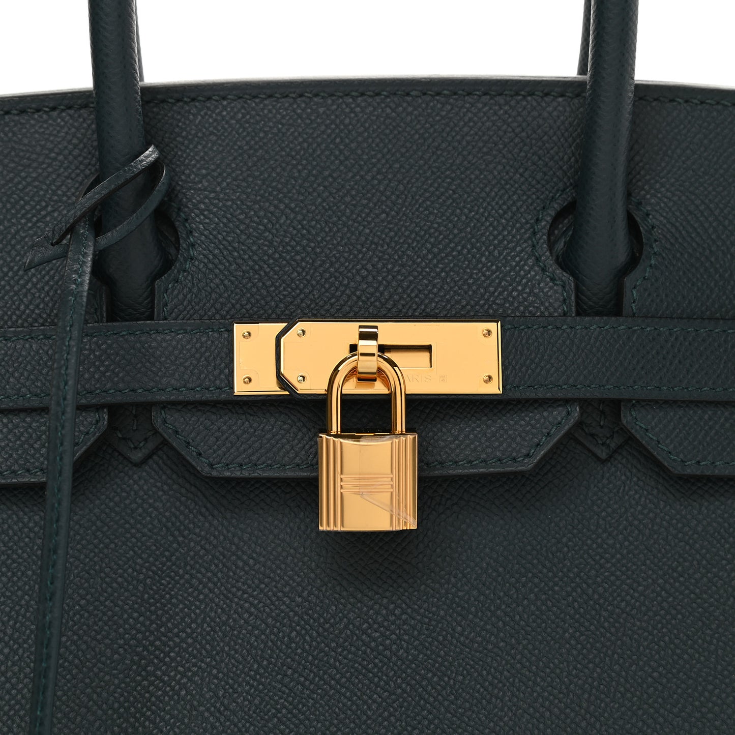 Epsom Birkin 30 Vert Cypress