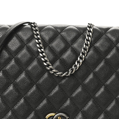 Chanel Calfskin Quilted Casual Pocket Messenger Flap Black 8 of 10