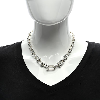 Tiffany Sterling Silver HardWear Graduated Link Necklace 2 of 4
