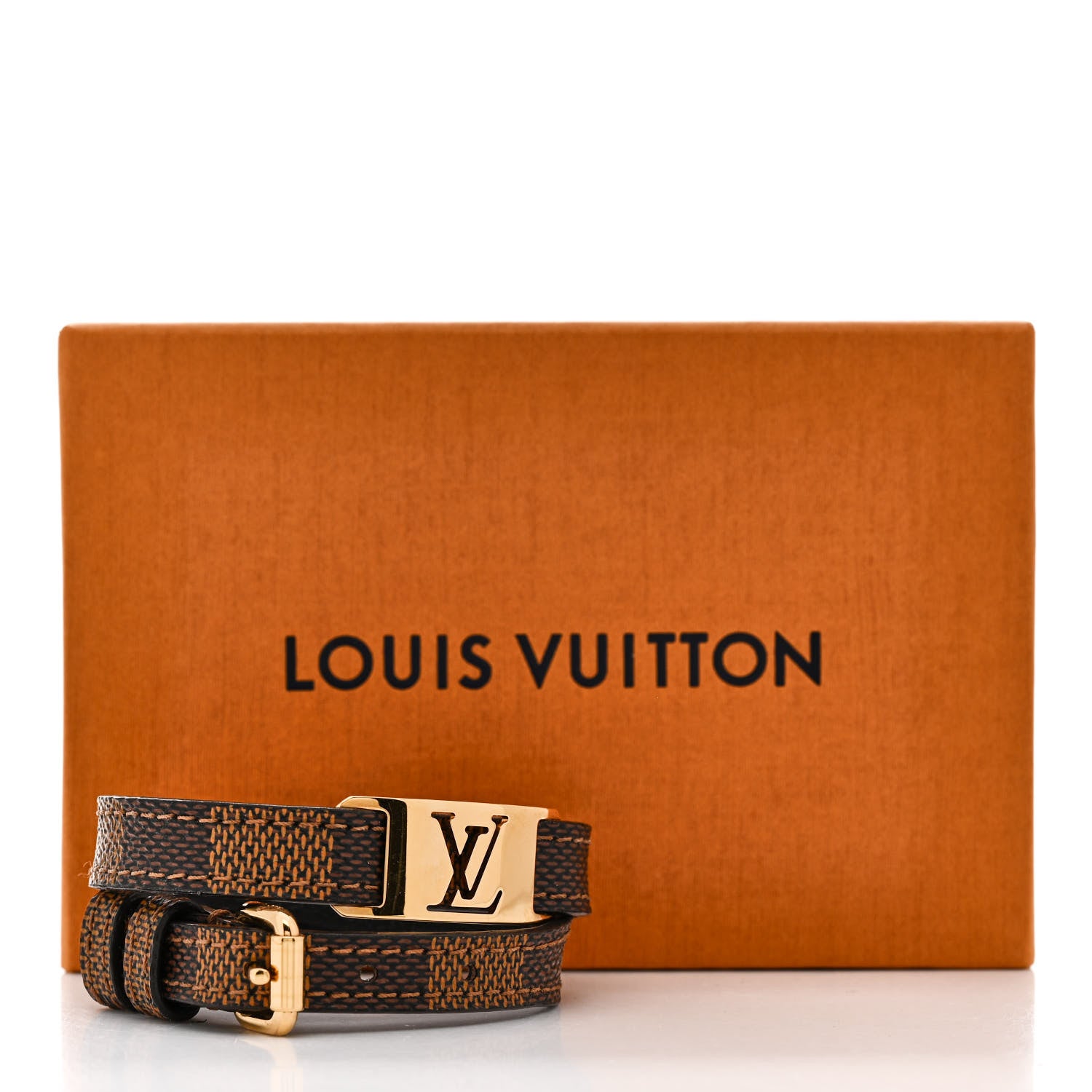 Louis Vuitton Damier Ebene Sign It Bracelet 6 of 6