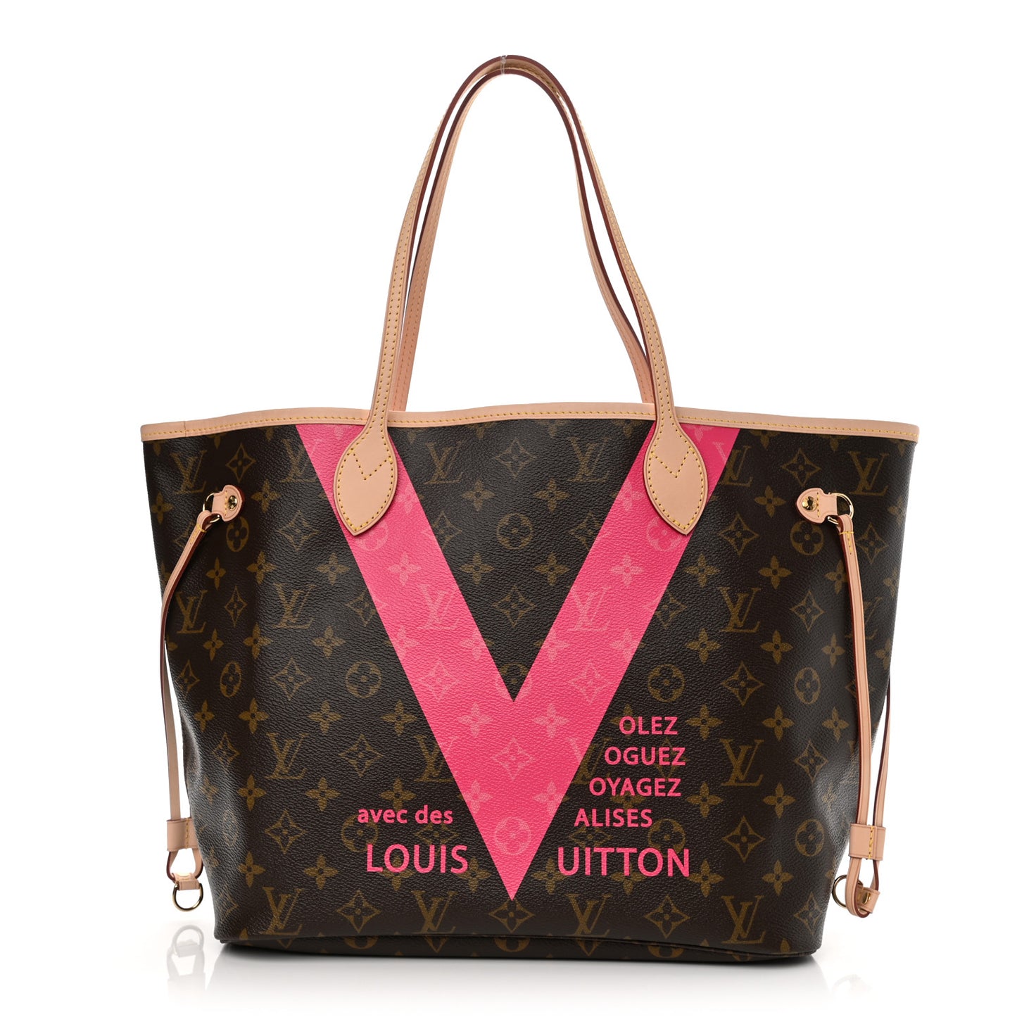 Monogram V Neverfull MM Grenade