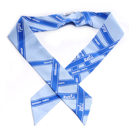 Hermes Silk Bolduc Twilly Bleu 1 of 4