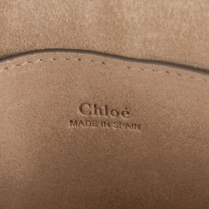 Chloe Suede Calfskin Small Faye Shoulder Bag Black 6 of 7