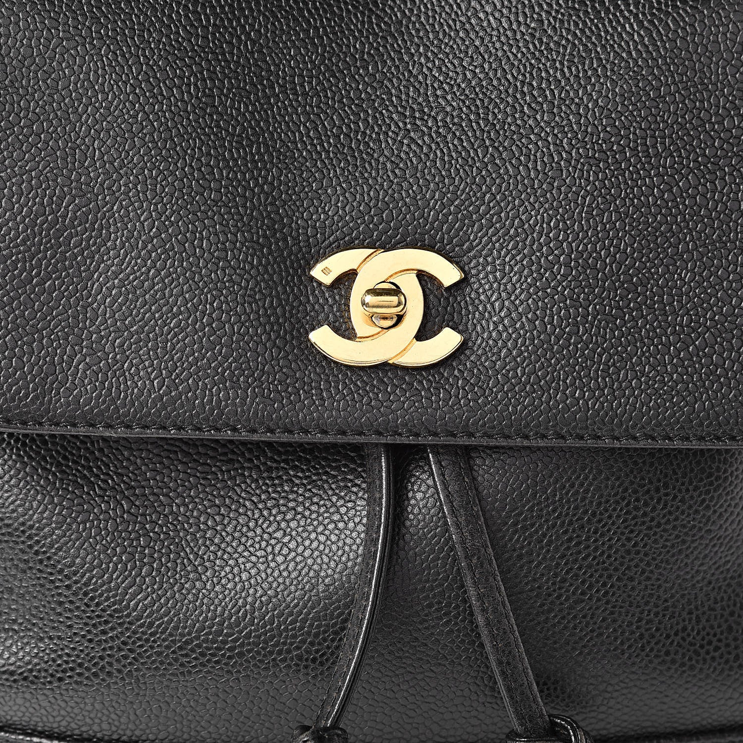 Chanel Caviar CC Backpack Black 8 of 10