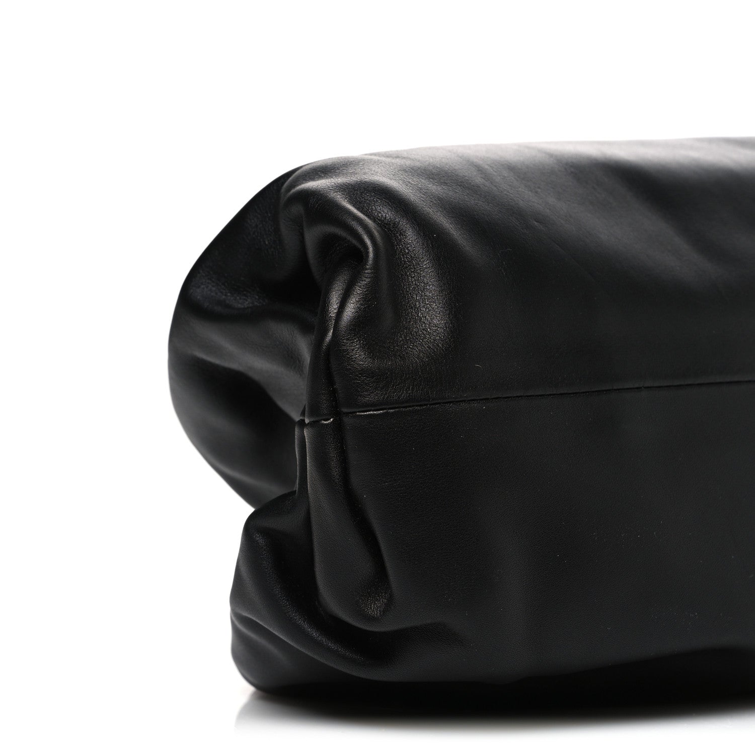 Bottega Veneta Smooth Butter Calf The Pouch Oversized Clutch Black 10 of 11