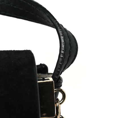 Chloe Suede Calfskin Small Faye Shoulder Bag Black 11 of 11