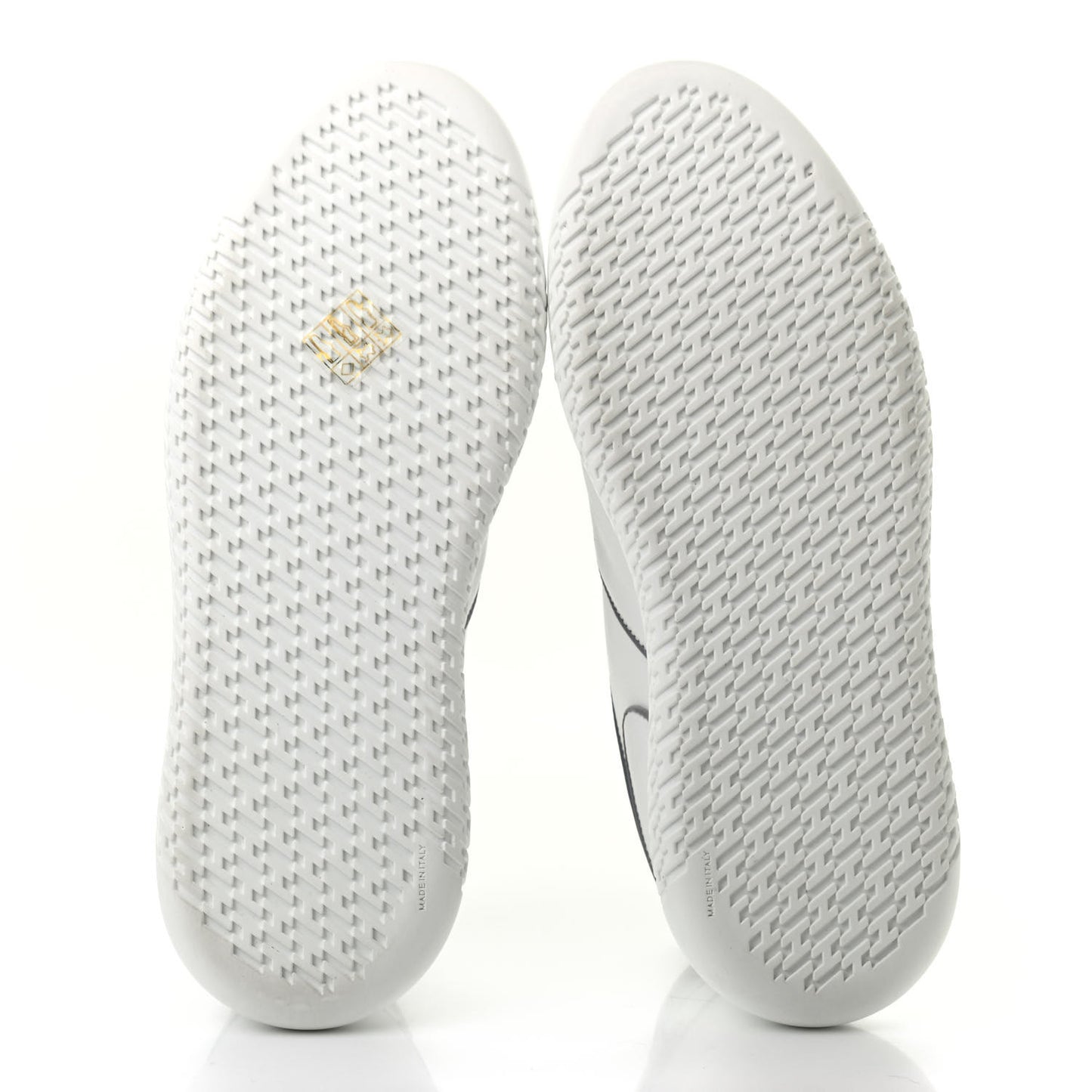 Calfskin Reflective Volte Sneakers 37.5 White Gris